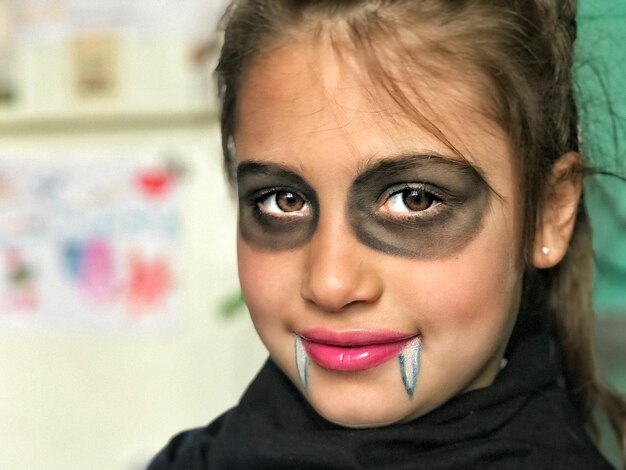 Łatwy makijaż na halloween dla dzieci krok po kroku